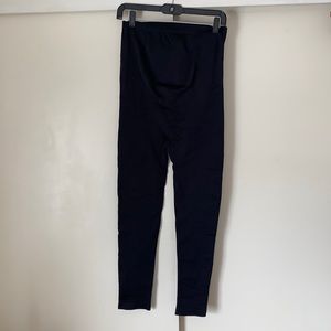 Black maternity leggings